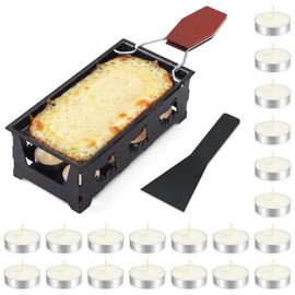 Mini Swiss Raclette Cheese Melter Set for 1-2 People