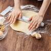 Fox Run Marble French Rolling Pin and Base, 2 x