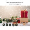 10Pcs Christmas Wreaths Miniature Scene Models Dollhouse Accessories for Above