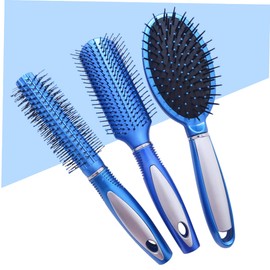 Baluue 3pcs Assorted Massage Comb for Curly Hair Ergonomic Scalp Hair Accessories for Men Gentle Detangling and Soft Combing Experience