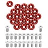 QWORK® 20 Pairs Car M6 Anodised Aluminium Washers and M6
