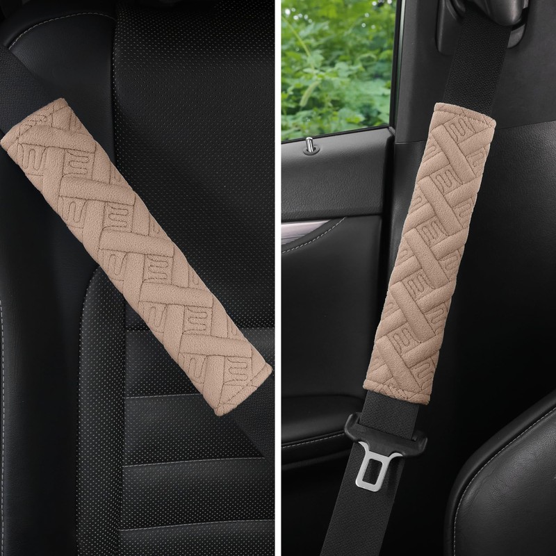 JUSTTOP 2-Pack Universal Car Seat Belt Pads Cover for A