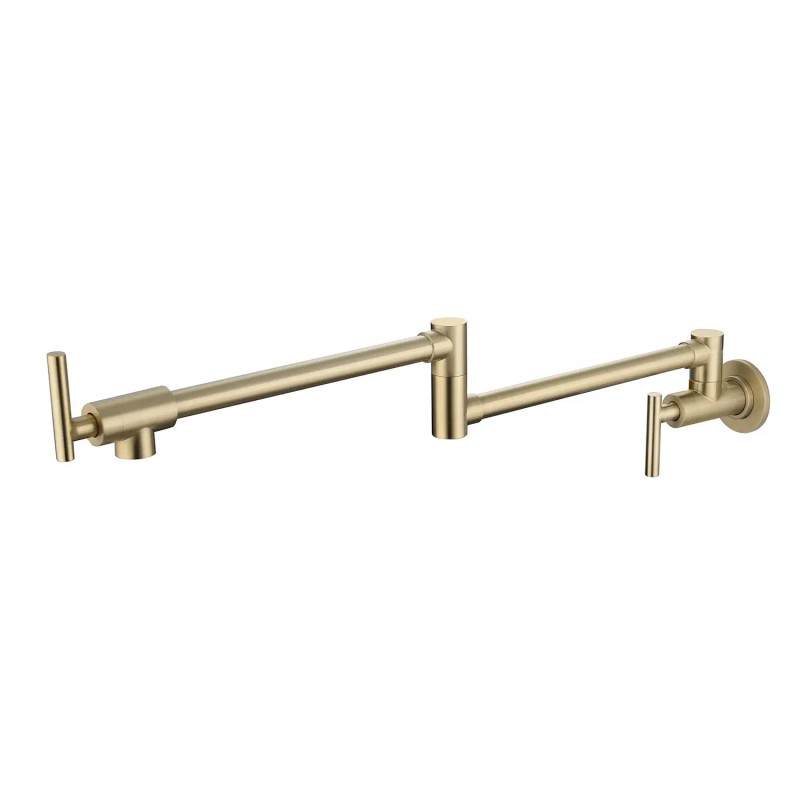 Wall Mount Pot Filler Kitchen FaucetColor: as Pic Color