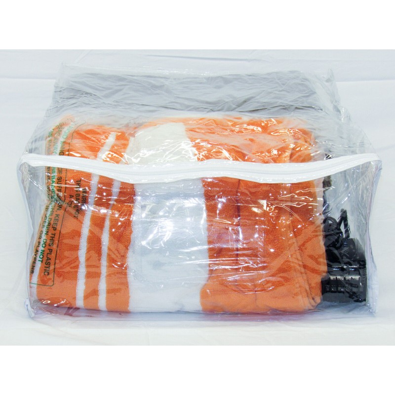 Vinylpac 10-Pack Clear Vinyl Zippered Storage Bags 15 x 18