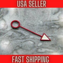 RLSWW Red GMT Hand Fits Seiko NH34, 4R34, SSK, Green luminous -- USA SELLER