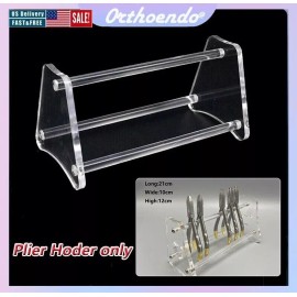Unbranded Dental Orthodontic Pliers Holder Acrylic Rack Shelf Organizer Instrument Bracket