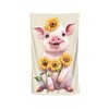 MIEPOS Cute Pig Beach Towel,32x52in,Quick-Dry Sand-Free Animal Bath Towels,Microfiber Lightweight