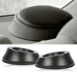 Universal Angled Speaker Enclosures Boxes Pods Surface Mount, Compatible with Rear Deck Door Car Truck ATV Marine, Install 6 x 9 Speakers, 2PCS