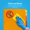 OS Plus 5-Tab Plastic Binder Dividers, Insertable Multicolor Big Tabs,