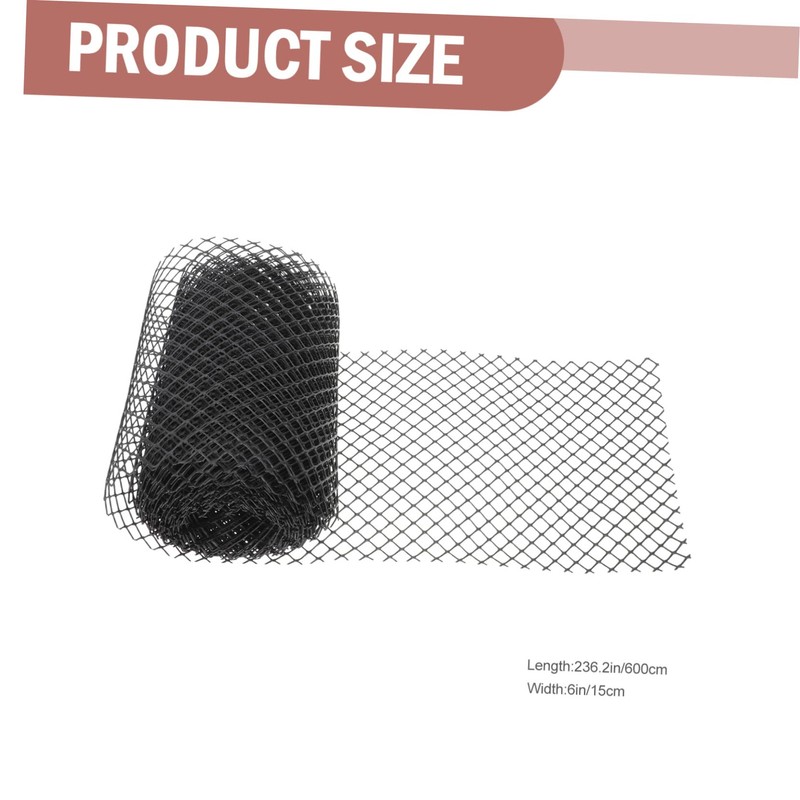 KONTONTY 1set Plastic Gutter Mesh Guard for Garden Protection Multi-Functional