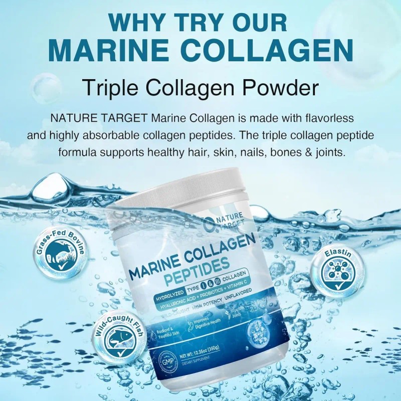 Colageno Hidrolizado Marino Vitamina Probioticos Sabor