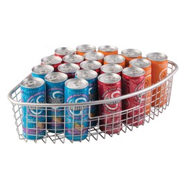 InterDesign Forma Household Canasta organizadora de Alambre con Asas para gabinetes de Cocina, Plataforma, 1 uds. por Paquete