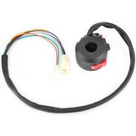 Start Kill Switch Motorcycle Switch Motorcycle Left Handlebar Switch Start Kill On Off Light Switch for 50cc-110cc