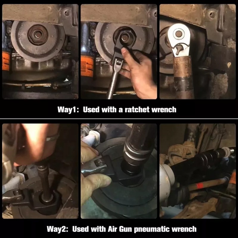 50mm Crankshaft Pulley Wrench Removal Tool Steel Construction Efficient Replacement