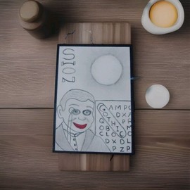 ACEO original King Cobra JFS Black Hole Shon Print