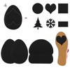 Molain Non-Slip Shoe Pads, Black, 4 Pairs, Self-Adhesive Rubber Sole