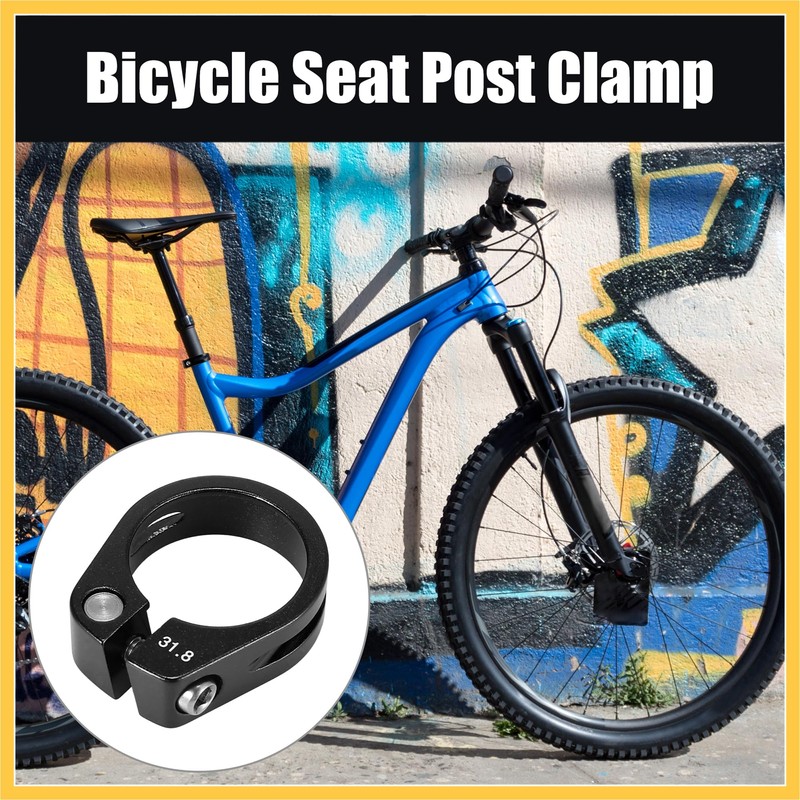 BULLSPANN Bicycle Seatpost Clamp Seatpost Adapter Replacement for Bicycle 31.8mm