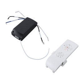 Zerodis Universal Ceiling Fan Lamp Remote Control Kit Long Distance Durable Material for Living Room Hotel 85 240V