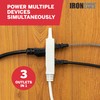 Iron Forge Cable Beige Outdoor Extension Cord 10 ft, 16/3