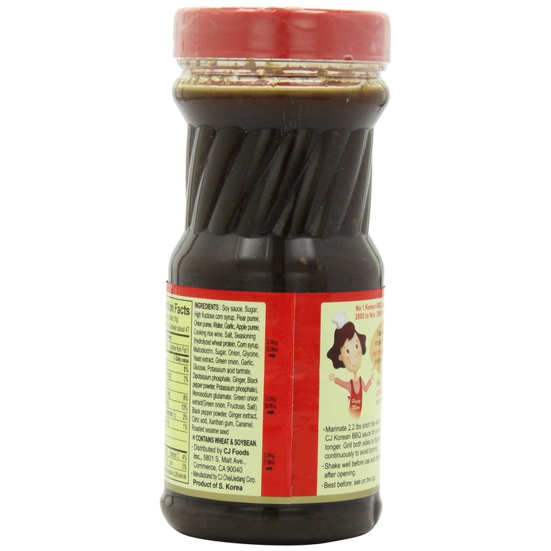 CJ Korean BBQ Sauce - Bulgogi, 29.63-Ounce Bottles (Pack of