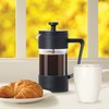Oggi French Press Coffee Maker (12oz)- Borosilicate Glass, Coffee Press,