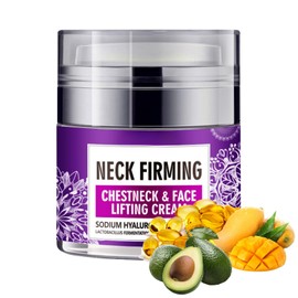 Hals und Dekollete Creme, Neck Firming Cream zur Reduzierung von Falten, Halslinien und Schlaffer Haut, Anti-Aging Feuchtigkeitscreme für Glatte und Jugendliche Haut, 50g