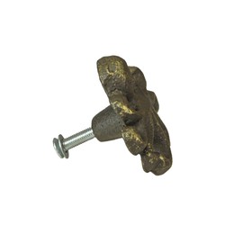 Set of 6 Rustic Bronze Finish Cast Iron Octopus Drawer Pulls - Decorative Cabinet Knobs - Nautical Home Decor - Seaside Furniture Accents - 2 Inches Long