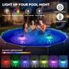 Cootway Floating Pool Lights w/Remote, 6.5 Inch RGB Solar Pool