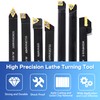Lathe Turning Holders Threading Tools Threading Holders 21pcs - Metal
