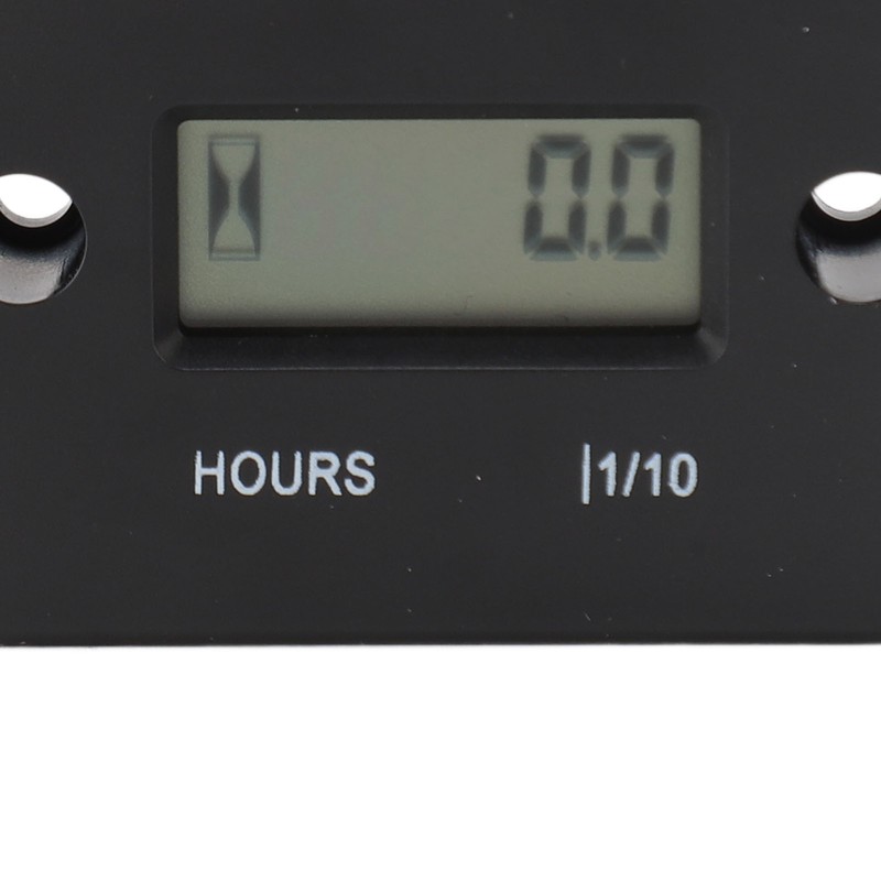 Digital Hour Meter High Accuracy LCD Display Mini Waterproof Engine