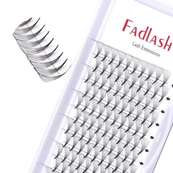 Volume Eyelash Extensions 8D 0.07 Premade Lash Fans D Curl