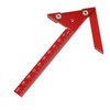 Center Gauge 105mm 45° 90° Aluminum Alloy Line Ruler Measuring