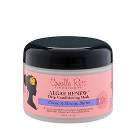 Camille Rose Camille Rose Algae Renew Deep Conditioning Wash Out Hair Mask, For All Hair Types, Nourish and Strengthen, Cocoa and Mango Butter, 240 ml (Pack of 1)