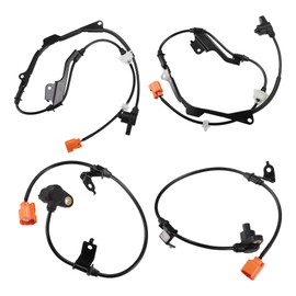 uxcell 4pcs Front Rear Left Right ABS Sensor Wheel Speed Sensor No.57475-S84-A53/57470-S84-A53/57450-S84-A52/57455-S84-A52 for Honda Accord 1998-2002