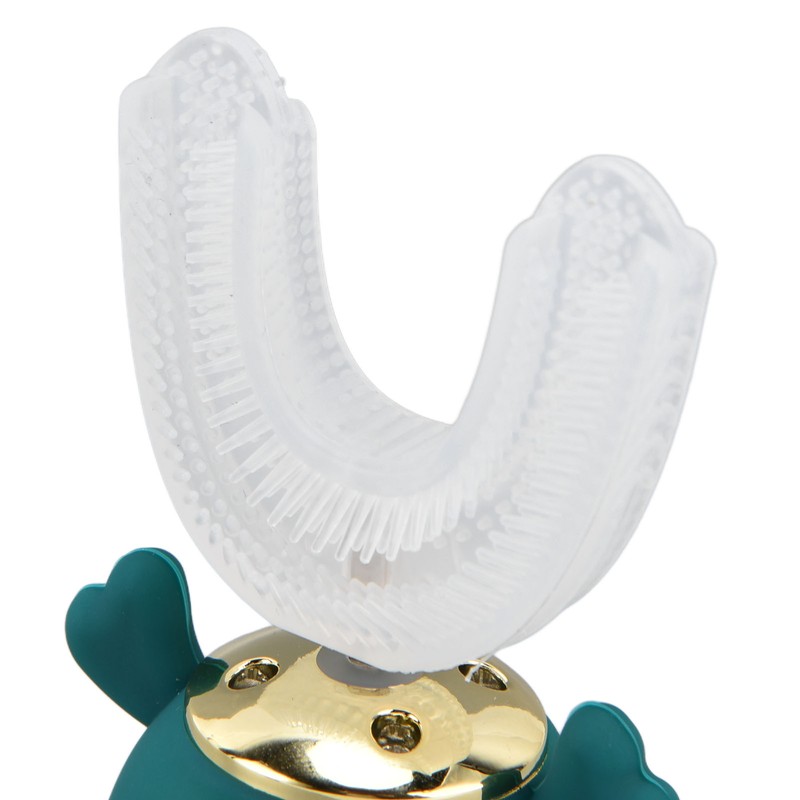 Kids U Shaped Toothbrush 5 Modes Waterproof Electric Sonicare 360
