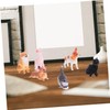 Kisangel 12pcs Cat Figurines Toys Kitten Puppy Statues Pet Figurines