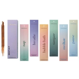 Folkulture Incense Sticks - Pack of 6 Incenses - 120 Sticks, Incense-Sticks | Lavender Incense Sticks, Jasmine Incense Sticks, Sandalwood Incense, Organic Incense Sticks Non Toxic Inscents-Sticks
