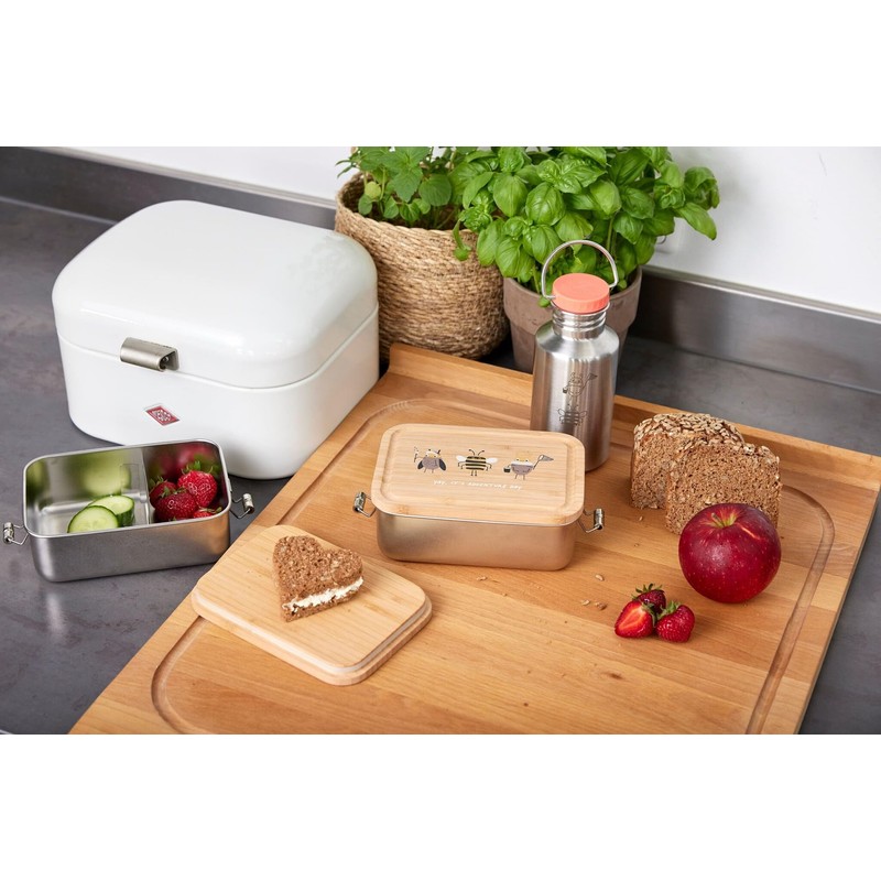 LÄSSIG LAESSIG BOTTLE STAINLESS STE NATURE, natural, Bottle