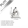 PLITI Scientist Gift Biology Chemistry Gift Microscope Brooch Pin For