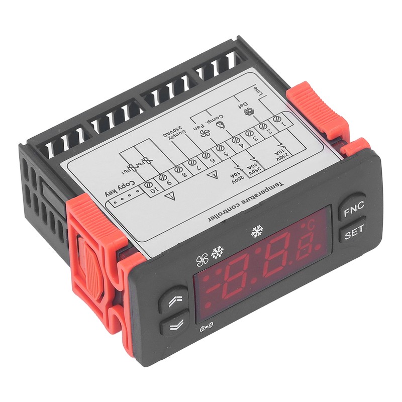 Temperature Controller Fahrenheit Celsius Switchable Digital Display NTC Sensor Thermostat