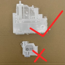 Cis Ink Tank Fits For Epson ET-2876 ET-2862 ET-2803 ET-2860 ET-2810 ET-4500 ET-4800 ET-2950U ET-2840 ET-2826 ET-2870 ET-2820Type: ink tank, Color: White