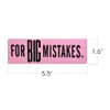 ArtCreativity Pink Mistake Erasers for Kids, Pack of 4, Really