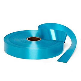 Turquoise Plastic Ribbons 3/4" X 250 Yards