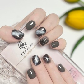 FTmoonie Nail Tips, Nail Seals, Handmade Nails, Press-On Nails, Gel Nails