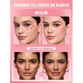 Rubor Líquido Sheglam Color Bloom Love Cake Brillante para Mejillas