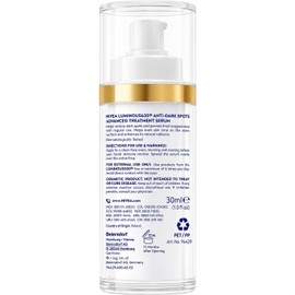 NIVEA LUMINOUS630 Anti-manchas Serum Facial tratamiento avanzado (30 ml) - Con Ácido Hialurónico, para una Piel Luminosa sin Manchas por Edad, Solares ni Hormonales