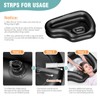 Large Portable Inflatable Shampoo Basin, Hair Washing Bowl for Bedridden,
