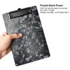 Fzkaly Mini Clipboard 6x9 Inch, Forged Carbon Fiber A5 Pocket