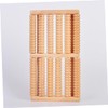 Healeved Relaxation Feet Massager Tool 6 Row Wooden Roller Massager