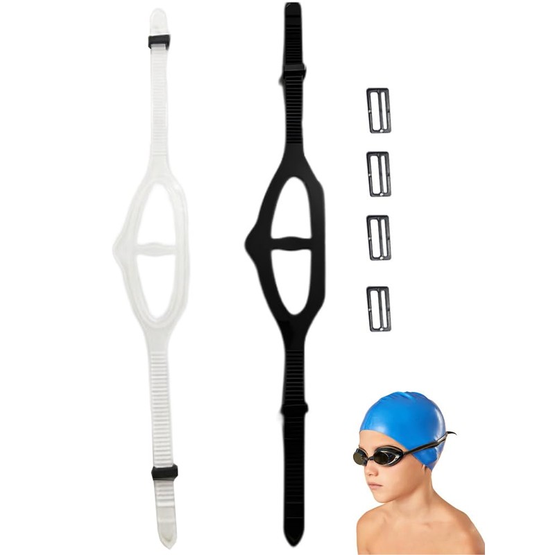 Pilarmuture 2pcs Replacement Mask Strap, Silicone Dive Mask Strap Replacement